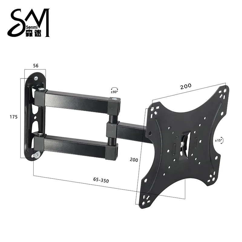 14&rdquo;-43&rdquo; Полнорычажное крепление для телевизора CP306S1 (3)