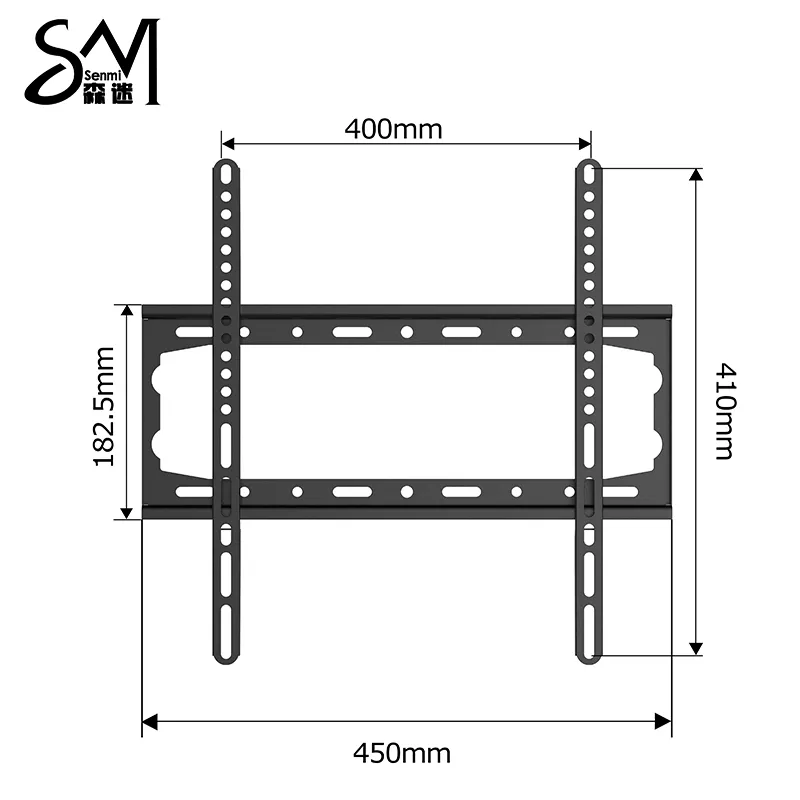 26”-60” Универсальное тонкое крепление для телевизора T50-A1 (4)