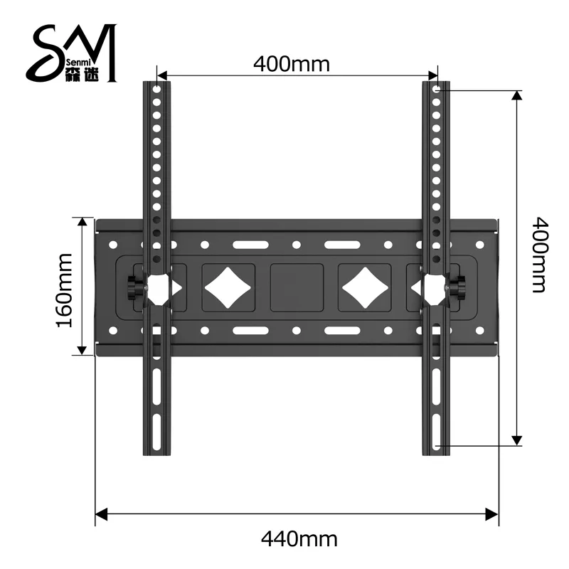 26”-65” Популярный верхне-нижний кронштейн для телевизора C431 (3)
